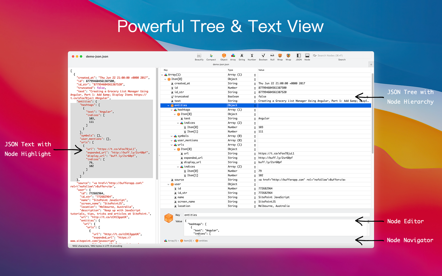 power json editor mac