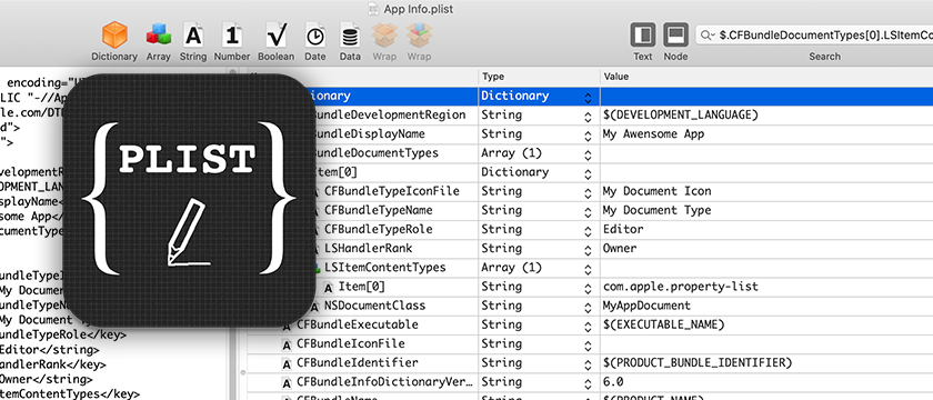 plist editor for mac